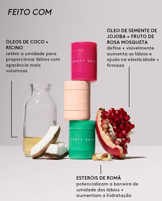 Kit Labial Fenty Skin Le Sweet Cherriez Collection Black Cherry